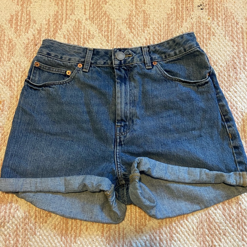 asos jean shorts